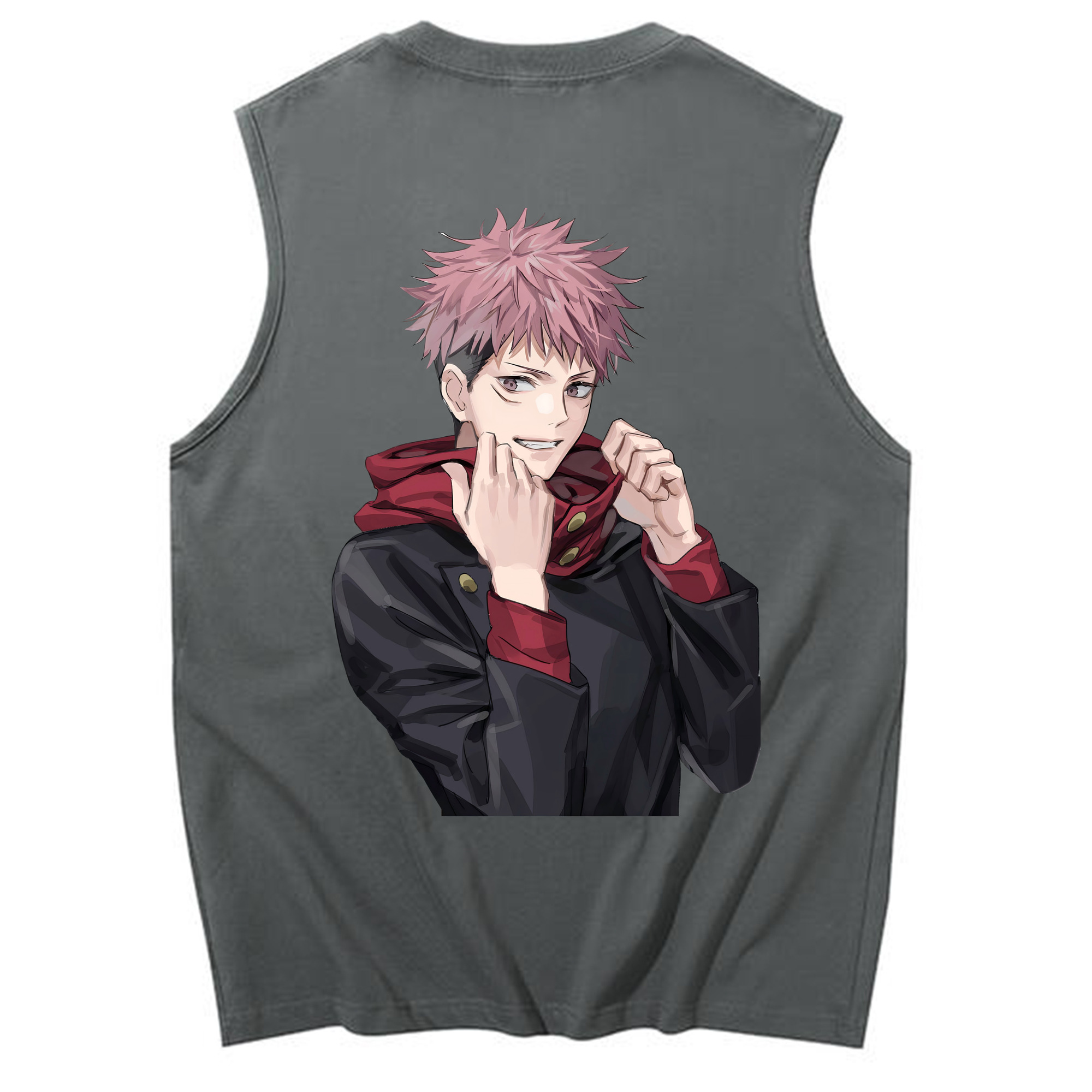 （画像用） 呪術廻戦 Jujutsu Kaisen コットン100％タンクトップ（背面プリント）